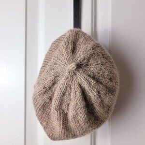 Handknit Wool Beret